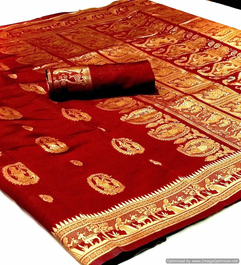 Sanskruti Silk Soft Silk Heavy Pallu Festive Wear Saree